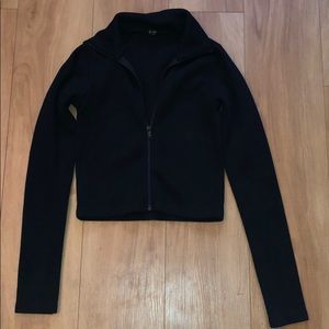 Brandy black zip up